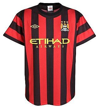 Foto 2011-12 Manchester City Away Umbro Football Shirt