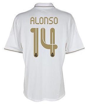 Foto 2011-12 Real Madrid Home Shirt (Alonso 14)