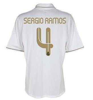 Foto 2011-12 Real Madrid Home Shirt (Sergio Ramos 4)