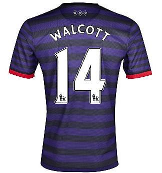 Foto 2012-13 Arsenal Nike Away Shirt (Walcott 14) - Kids