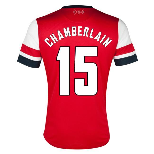 Foto 2012-13 Arsenal UCL Home Shirt (Chamberlain 15)