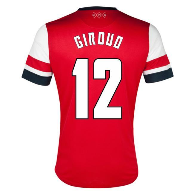 Foto 2012-13 Arsenal UCL Home Shirt (Giroud 12)