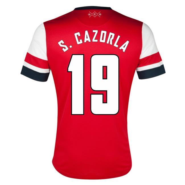 Foto 2012-13 Arsenal UCL Home Shirt (S.Cazorla 19)