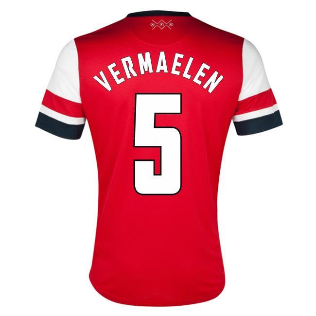 Foto 2012-13 Arsenal UCL Home Shirt (Vermaelen 5)