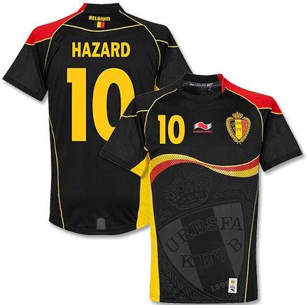 Foto 2012-13 Belgium Away Shirt (Hazard 10)