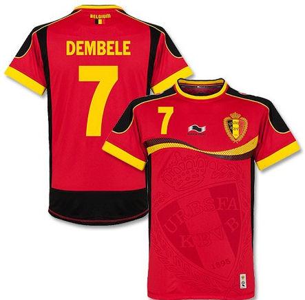 Foto 2012-13 Belgium Home Shirt (Dembele 7)