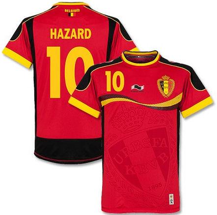 Foto 2012-13 Belgium Home Shirt (Hazard 10)