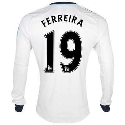 Foto 2012-13 Chelsea Long Sleeve Away Shirt (Ferreira 2)