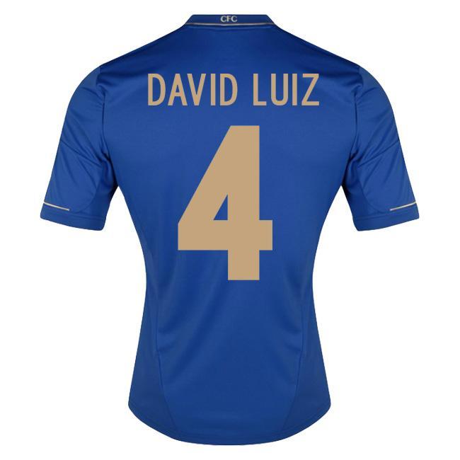 Foto 2012-13 Chelsea UCL Home Shirt (David Luiz 4)