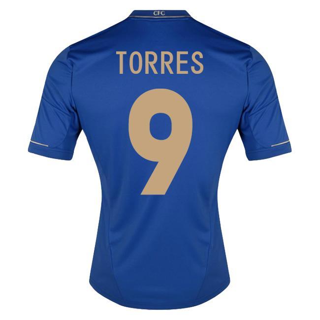 Foto 2012-13 Chelsea UCL Home Shirt (Torres 9)