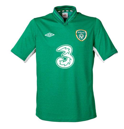 Foto 2012-13 Ireland Home Umbro Football Shirt