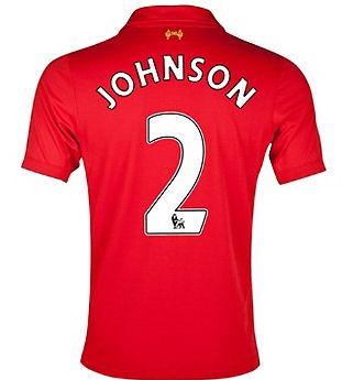Foto 2012-13 Liverpool Home Shirt (Johnson 2) - Kids