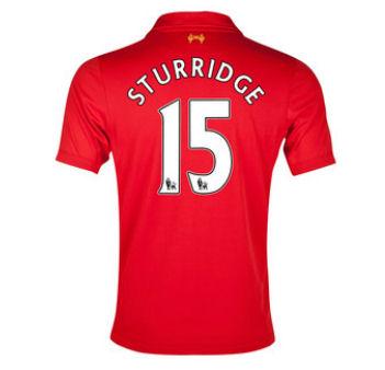Foto 2012-13 Liverpool Home Shirt (Sturridge 15) - Kids