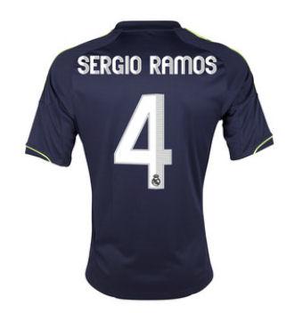 Foto 2012-13 Real Madrid Away Shirt (Sergio Ramos 4)