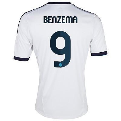 Foto 2012-13 Real Madrid Home Shirt (Benzema 9) - Kids