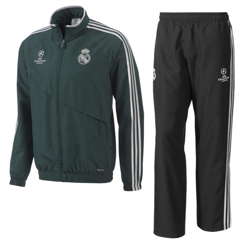 Foto 2012-13 Real Madrid UCL Presentation Suit (Green) - Kids