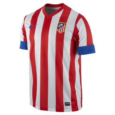 Foto 2012/2013 Atlético de Madrid Replica Short-Sleeve Camiseta de fútbol - Hombre - Rojo/Blanco - M