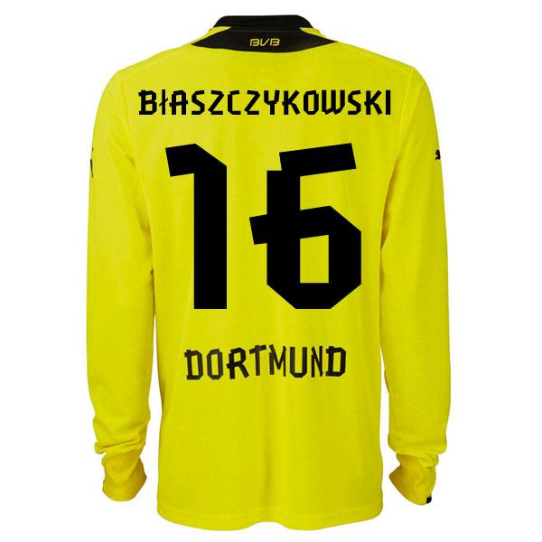 Foto 2013-14 Borussia Dortmund Long Sleeve Home Shirt (Blaszczykowski)