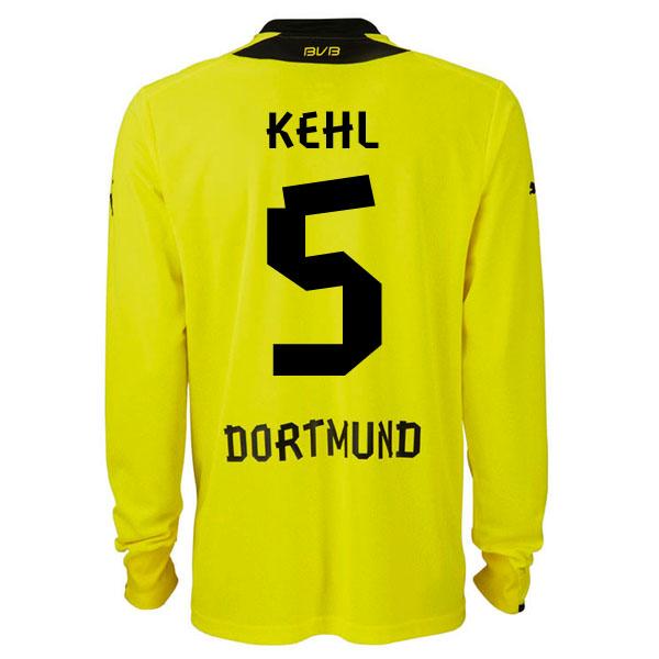Foto 2013-14 Borussia Dortmund Long Sleeve Home Shirt (Kehl 5)
