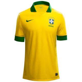 Foto 2013-14 Brazil Home Nike Football Shirt (Kids)