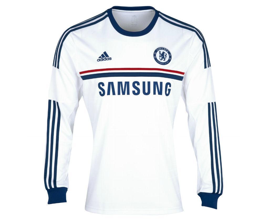 Foto 2013-14 Chelsea Adidas Away Long Sleeve Shirt (Kids)