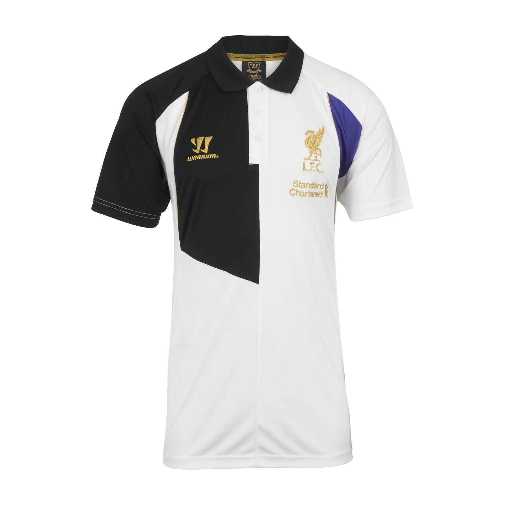 Foto 2013-14 Liverpool Warrior 3rd Polo Shirt (White)