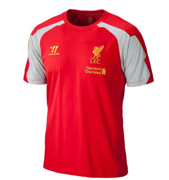 Foto 2013-14 Liverpool Warrior Cotton T-Shirt (Red)