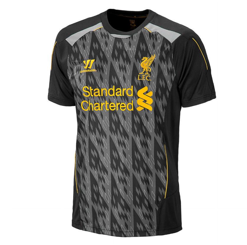 Foto 2013-14 Liverpool Warrior Training Shirt (Black)