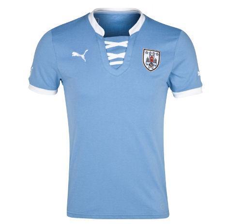 Foto 2013-14 Uruguay Home Puma Football Shirt