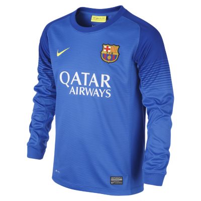 Foto 2013/14 FC Barcelona Replica Camiseta de fútbol - Chicos (8 a 15 años) - Azul - XS