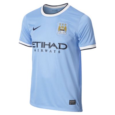 Foto 2013/14 Manchester City FC Stadium Camiseta de fútbol - Chicos (8 a 15 años) - Azul - XL