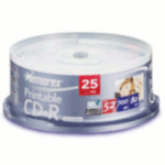 Foto 25 Cd-r 80 Min. Memorex® Imprimibles