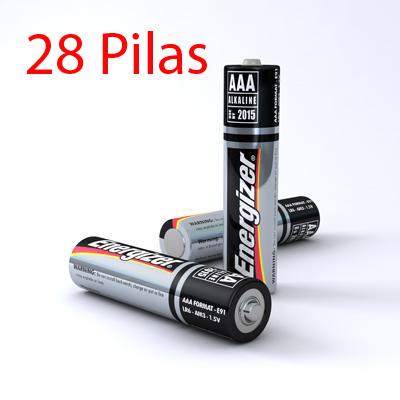 Foto 28 Pilas Aaa Energizer Lr03 1,5 V Alkaline Pila Bateria Battery Pack Lote