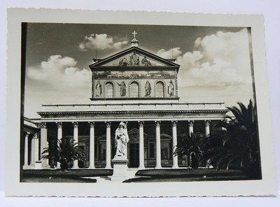 Foto 2988 - Old Postcard Roma Basilica Di San Paolo