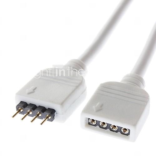 Foto 3 en 1 Femal 4PIN LED Conector Luces