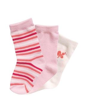Foto 3 pares de calcetines bebé niña del 15 al 26