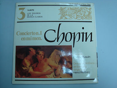 Foto 3 Sarpe Los Tesoros De La Musica Concierto Nº1 En Mi Men. Chopin Lp Spain