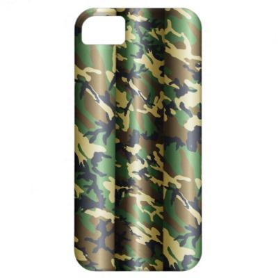 Foto 3D arbolado Camo Iphone 5 Case-mate Cárcasas
