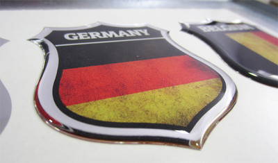 Foto 3d aufkleber flagge deutschlan​d