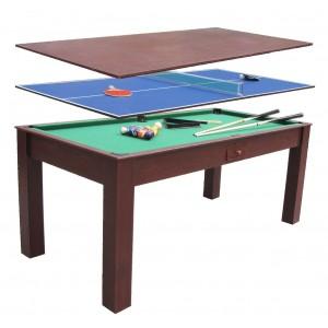 Foto 3en1: Billar, Ping pong, Mesa comedor