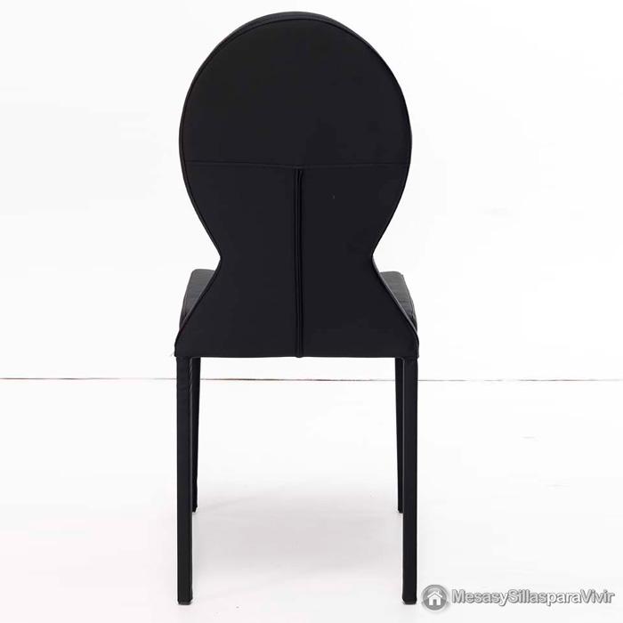 Foto 4 sillas de comedor mod. espiral negra