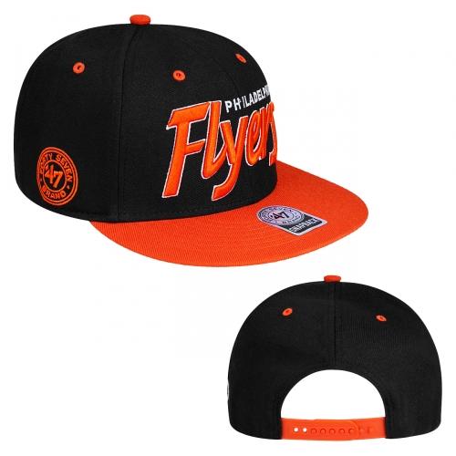 Foto 47 Brand Retroscript Philadelphia Flyers Snapback gorra negra
