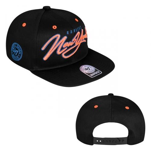 Foto 47 Brand Sweet Cheese Structured NY Rangers Snapback Cap Black