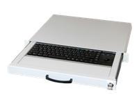 Foto 48.3cm Aixcase Tastaturschublade 1HE US PS2&USB Trackb.beige