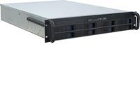 Foto 48.3cm Inter-Tech IPC 2U-2308L 2HE ohne Netzteil Schwarz