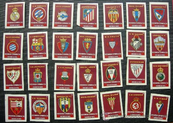 Foto 49 cromos antiguos equipos de fútbol liga española fosforer