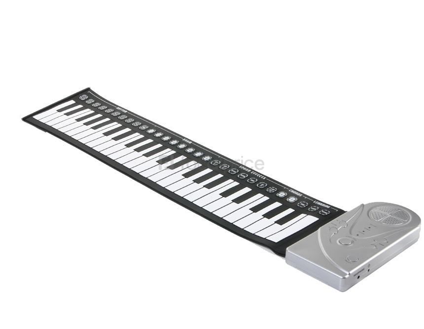 Foto 49 teclas flexibles rollo Soft Up Keyboard Electronic Piano