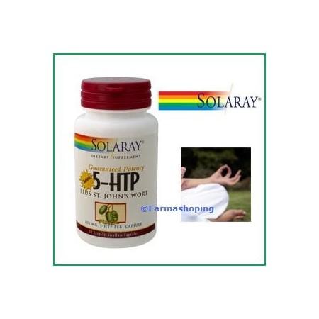 Foto 5-HTP & HIPÉRICO 30 Cápsulas Solaray