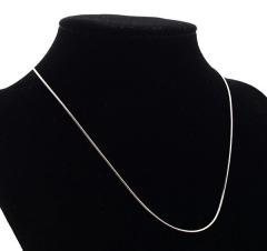 Foto 5 x cadena collar necklace serpiente cierre plateado