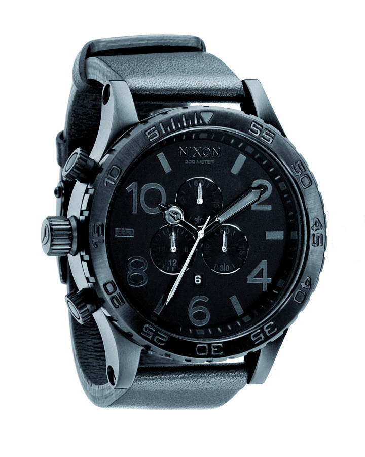 Foto 51-30 Chrono De Cuero De Nixon - Todo Negro